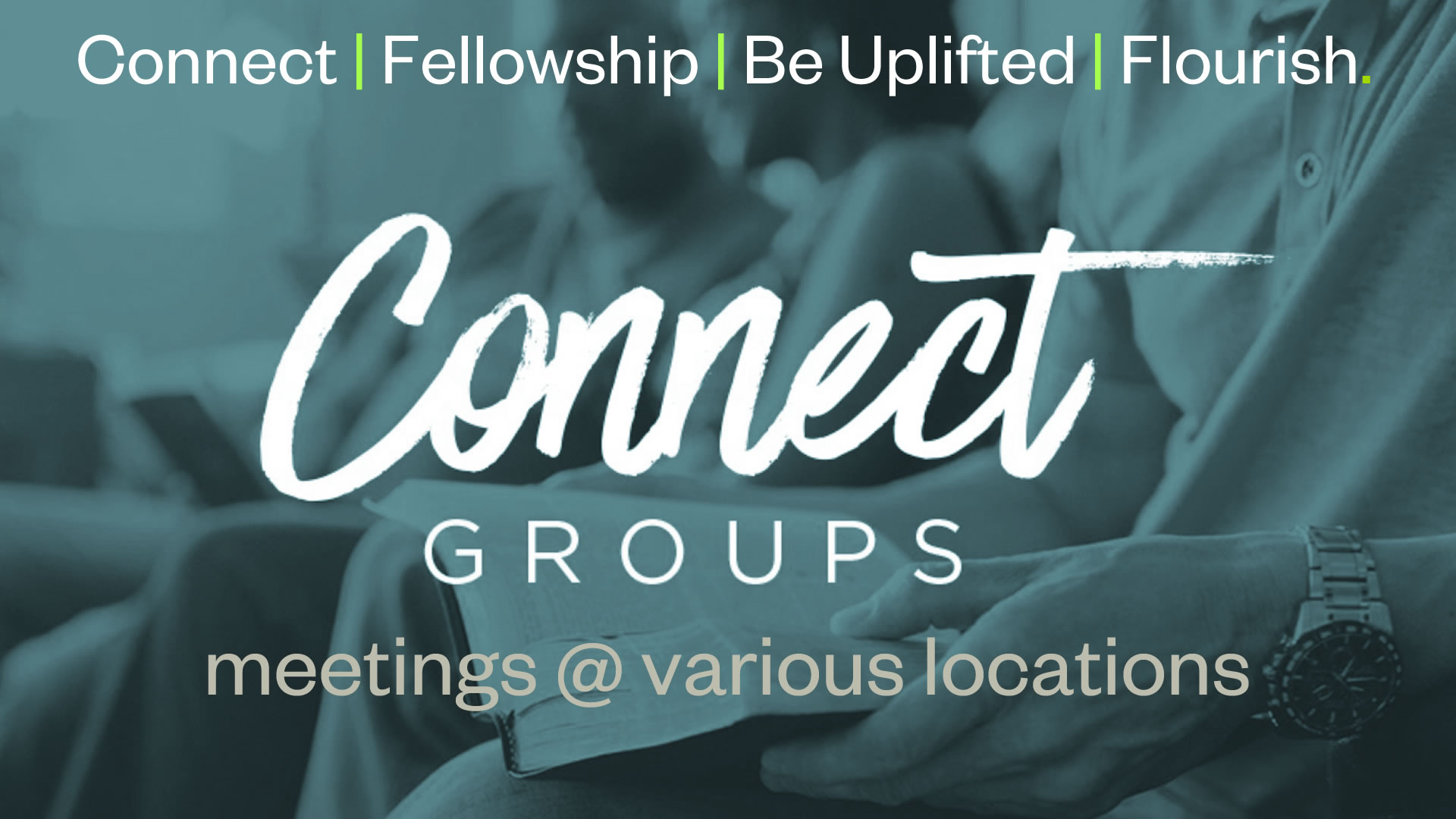 CONNECT GROUPS MEETINGS