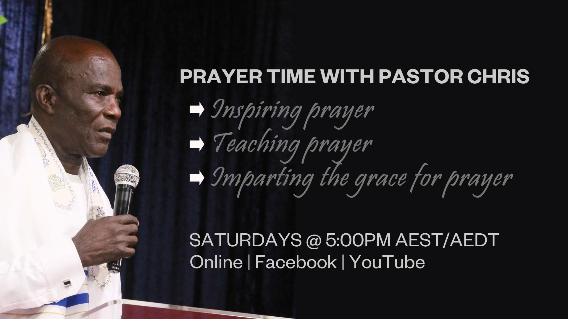 PRAYER TIME WITH PASTOR CHRIS